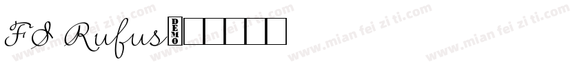 FS Rufus字体转换
